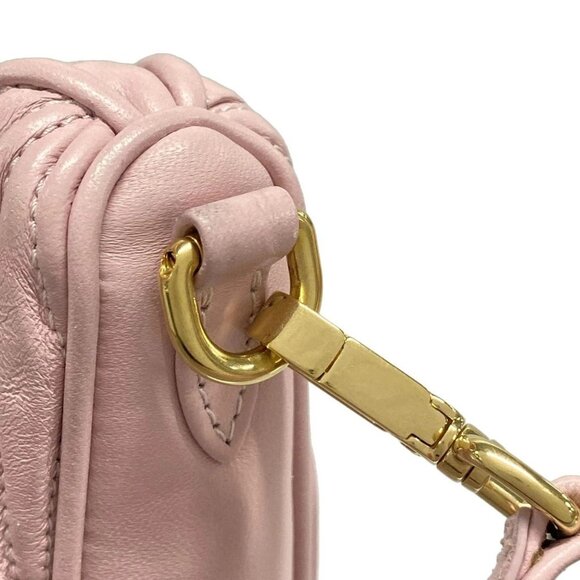Auth miumiu Matelasse - Pink Leather Shoulder Bag - Picture 9 of 16